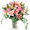 bouquet de fleur lys et rose