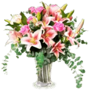 bouquet de fleur lys et rose