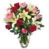 bouquet rose et lys