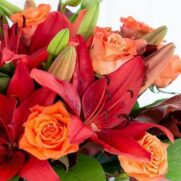 Alternative view of Éclat automnal : Lys et Roses