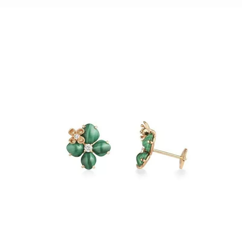BOUCLES D'OREILLES HORTENSIA "EDEN" - CHAUMET – Image 2