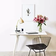 Benchmark: 8 Stem Lily Bunch, With Vase (Fresh Cut Flowers) – Image 2