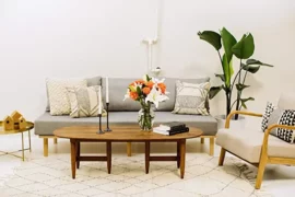 Benchmark: Orange Roses and White Lilies, With Vase (Fresh Cut Flowers) – Image 2