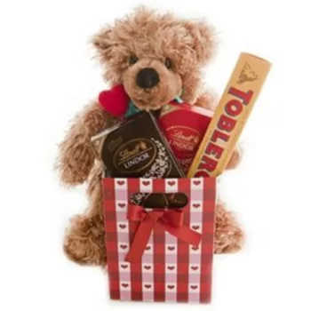Peluche chocolat chaud Saint-Valentin 30,5 cm Squeeze With Love™