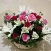 Panier Roses et lys