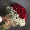 bouquet de mariée rouge