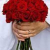 bouquet de fleurs mariage rouge